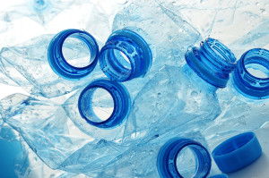 műanyag ásványvizes  palackok