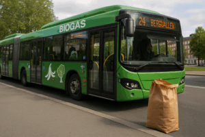 Kávézaccból lesz a buszmeghajtás