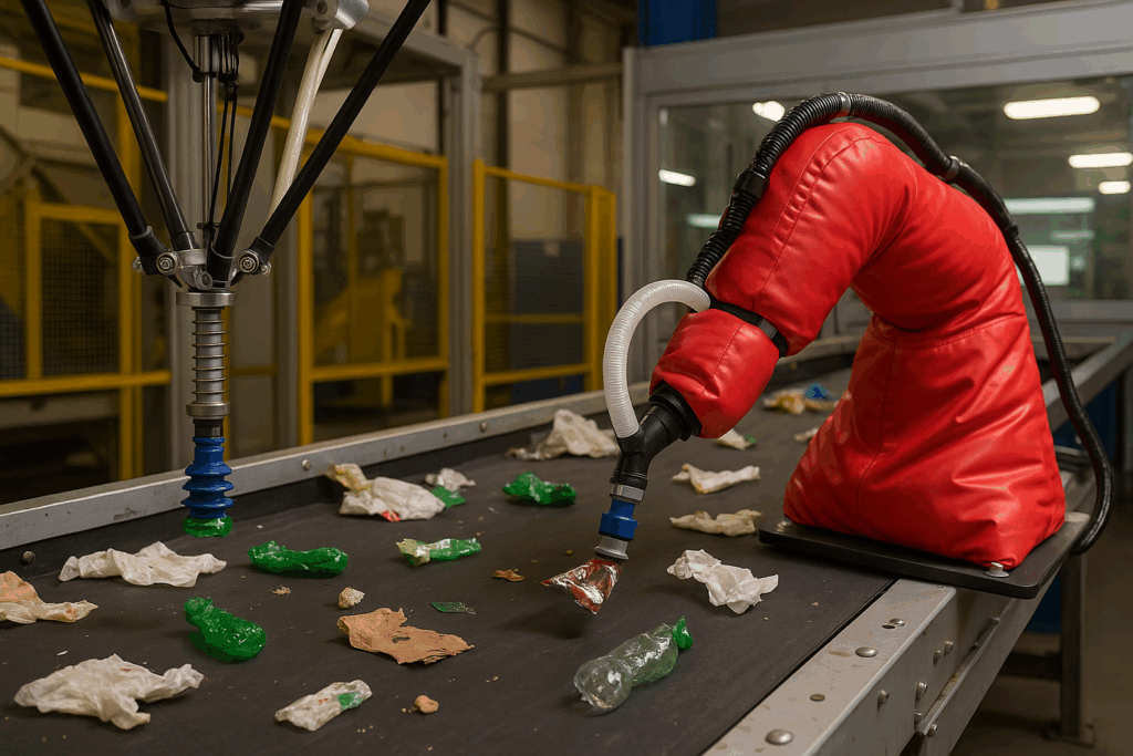 Robotok a szemétben: így dolgoznak a jövő újrahasznosító hősei